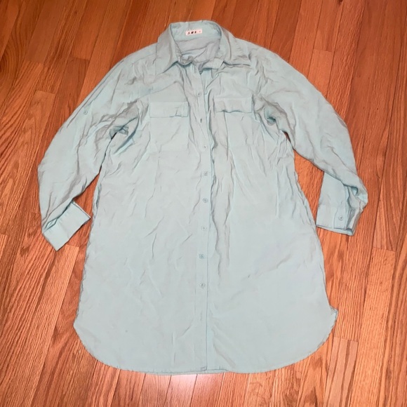 Amazon Find Buttoned Down Shirt Tunic Dress 👗 - Picture 2 of 10